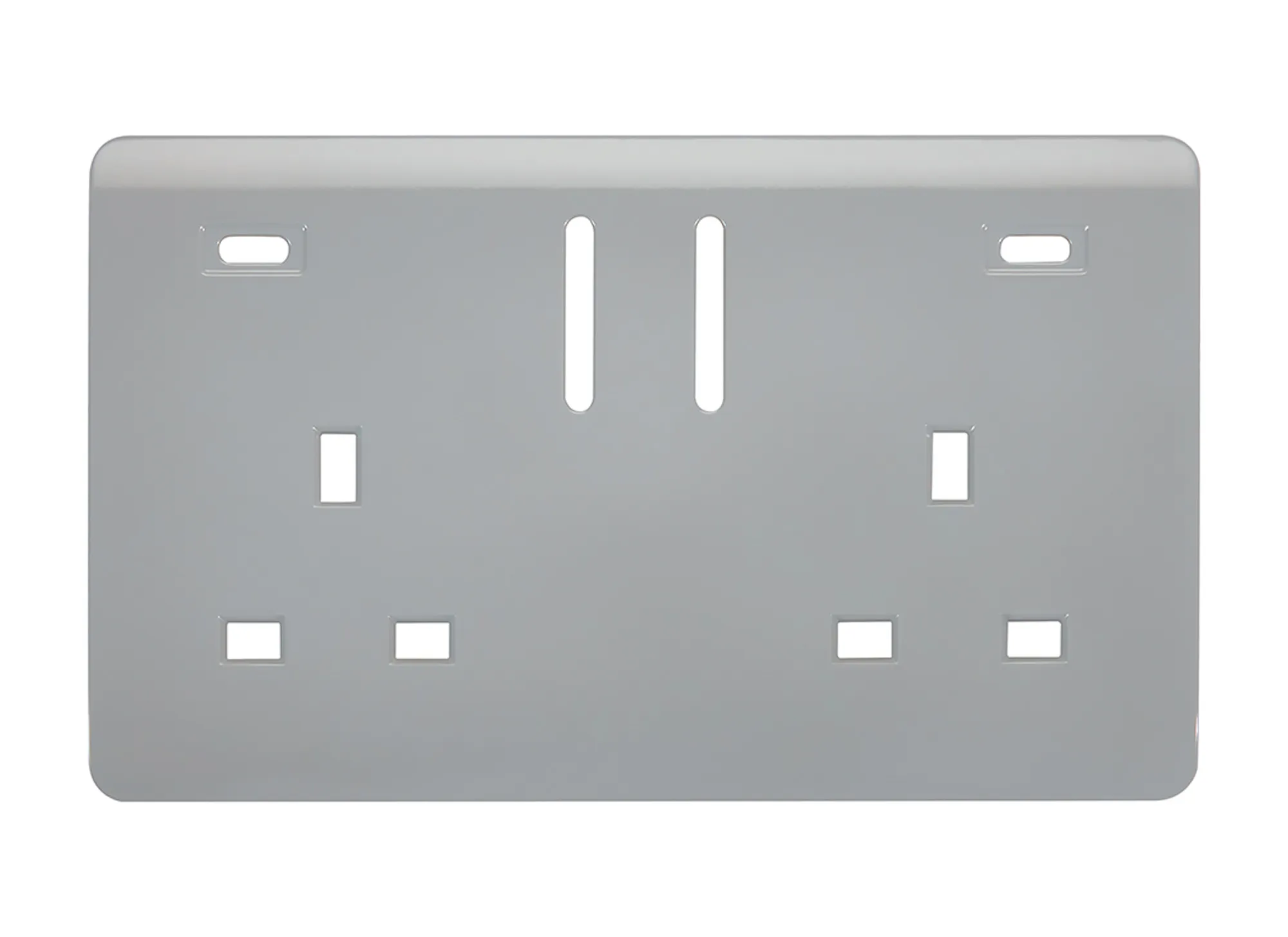 Light Grey Spare Plate Wiring Accessories Trendi Decorative Screwless